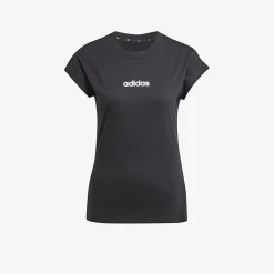adidas Essentials Linear Cotton T-Shirt Damen T-Shirt-Damen T-Shirts
