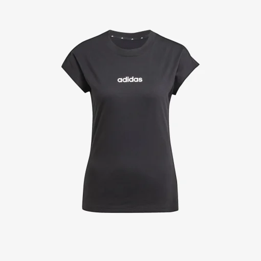 adidas Essentials Linear Cotton T-Shirt Damen T-Shirt-Damen T-Shirts