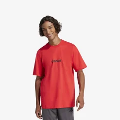 adidas Essentials Linear Single Jersey Herren T-Shirt-Herren T-Shirts