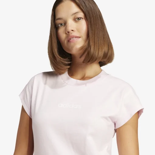 adidas Essentials Linear Cotton T-Shirt Damen T-Shirt-Damen T-Shirts