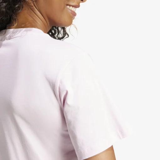 adidas Essentials Small Logo Cotton Damen T-Shirt-Damen T-Shirts