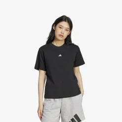 adidas Essentials Small Logo Cotton Damen T-Shirt-Damen T-Shirts