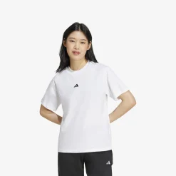 adidas Essentials Small Logo Cotton Damen T-Shirt-Damen T-Shirts