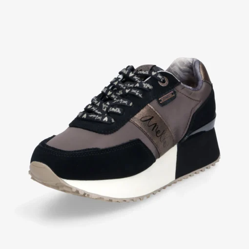 anekke ​ Damen Plateau Schnürer-Damen Halbschuhe