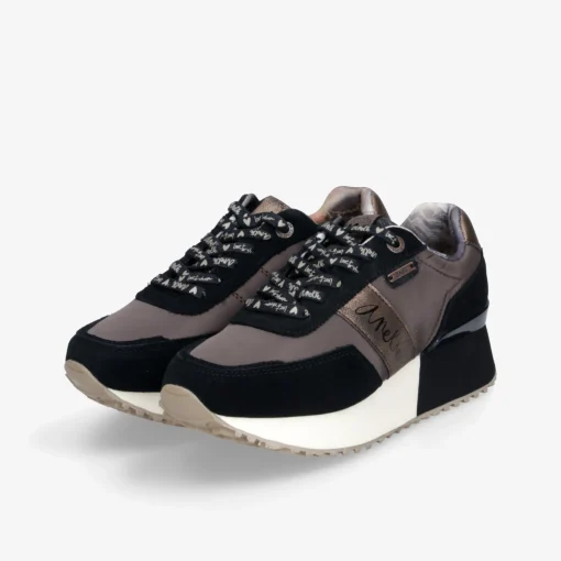 anekke ​ Damen Plateau Schnürer-Damen Halbschuhe