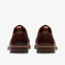 Clarks ​ Aldwin Limit Mid Tan Lea Herren Schnürer-Herren Business Schuhe