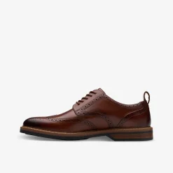 Clarks ​ Aldwin Limit Mid Tan Lea Herren Schnürer-Herren Business Schuhe