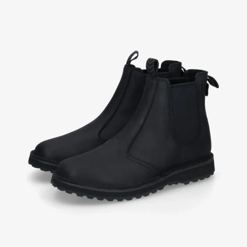 Clarks ​ Solsbury Easy Black Leather Herren Chelsea Boot-Herren Boots