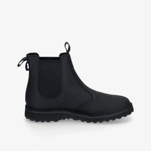 Clarks ​ Solsbury Easy Black Leather Herren Chelsea Boot-Herren Boots