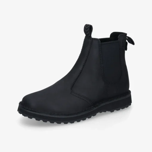 Clarks ​ Solsbury Easy Black Leather Herren Chelsea Boot-Herren Boots