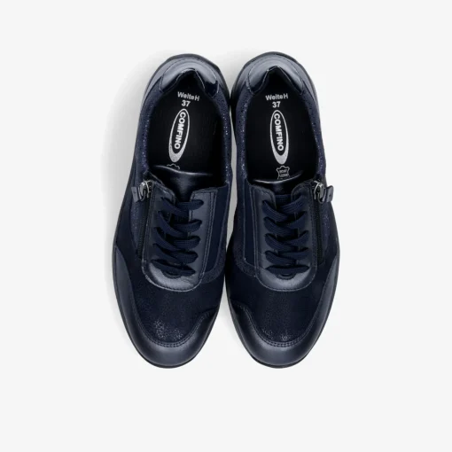 COMFINO Damen Halbschuhe-Damen Komfortschuhe