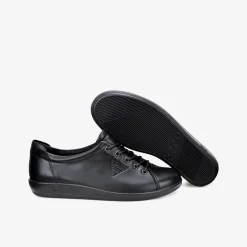 ecco Soft 2.0 Damen Klassischer Schnürer-Damen Komfortschuhe | Halbschuhe
