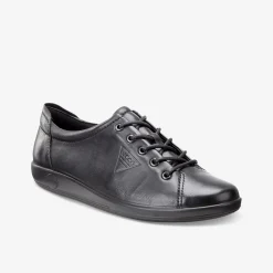 ecco Soft 2.0 Damen Klassischer Schnürer-Damen Komfortschuhe | Halbschuhe