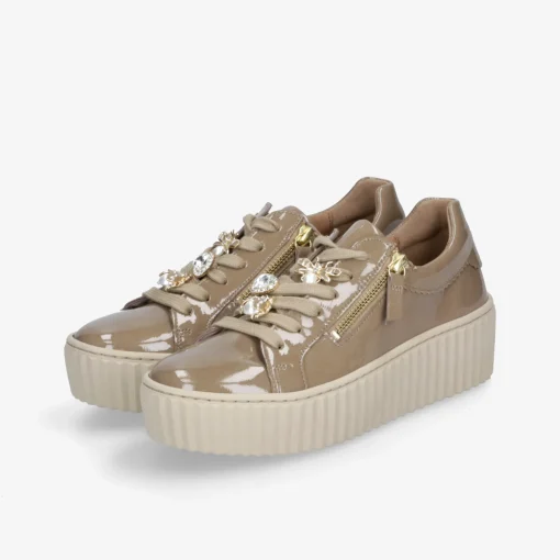 Gabor ​ Damen Plateau Sneaker-Damen Halbschuhe