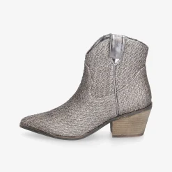 la strada ​ Damen Cowboy Stiefelette-Damen Stiefeletten