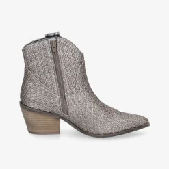 la strada ​ Damen Cowboy Stiefelette-Damen Stiefeletten