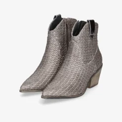 la strada ​ Damen Cowboy Stiefelette-Damen Stiefeletten