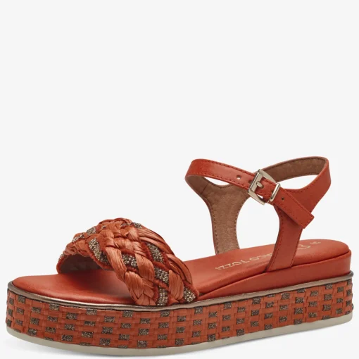 MARCO TOZZI ​ Damen Plateausandale-Damen Sandalen