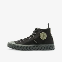 PALLADIUM PALLA ACE MID SUPPLY Damen Leinenschuh-Damen Halbschuhe | Sneaker