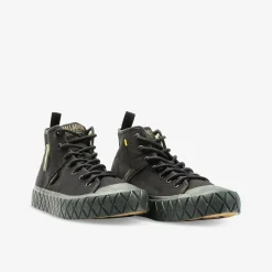 PALLADIUM PALLA ACE MID SUPPLY Damen Leinenschuh-Damen Halbschuhe | Sneaker