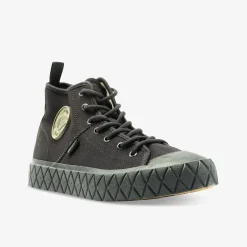PALLADIUM PALLA ACE MID SUPPLY Damen Leinenschuh-Damen Halbschuhe | Sneaker