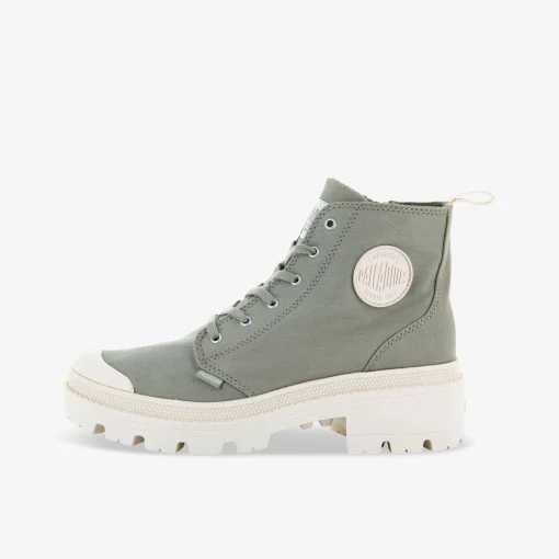 PALLADIUM PALLABASE TWILL Damen Leinenschuh-Damen Halbschuhe