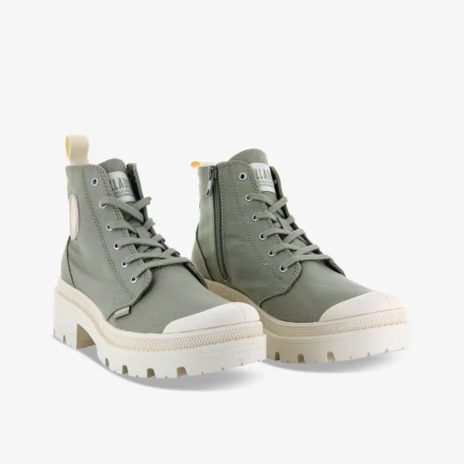 PALLADIUM PALLABASE TWILL Damen Leinenschuh-Damen Halbschuhe