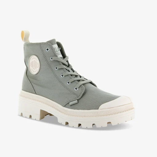 PALLADIUM PALLABASE TWILL Damen Leinenschuh-Damen Halbschuhe