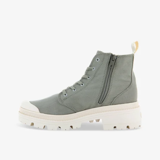PALLADIUM PALLABASE TWILL Damen Leinenschuh-Damen Halbschuhe