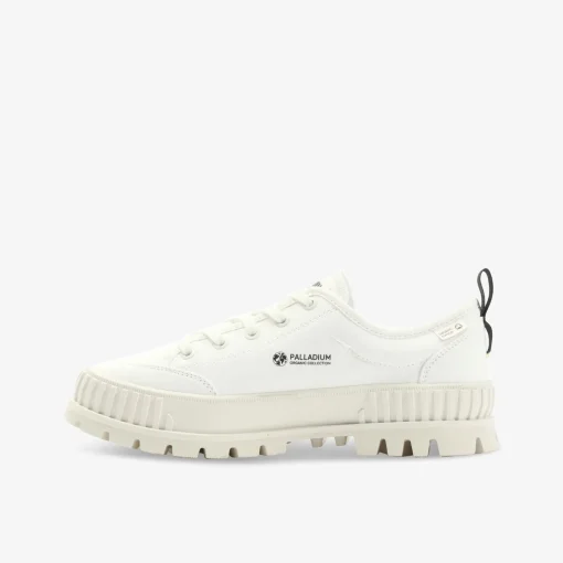 PALLADIUM PALLASHOCK LO ORG 2 STAR WHITE Damen Leinenschuh-Damen Halbschuhe