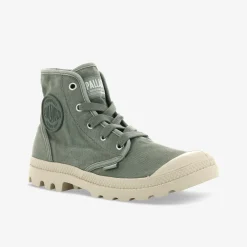 PALLADIUM WOMENS PAMPA HI Damen Leinenschuh-Damen Halbschuhe