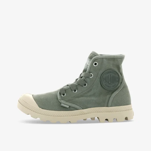 PALLADIUM WOMENS PAMPA HI Damen Leinenschuh-Damen Halbschuhe