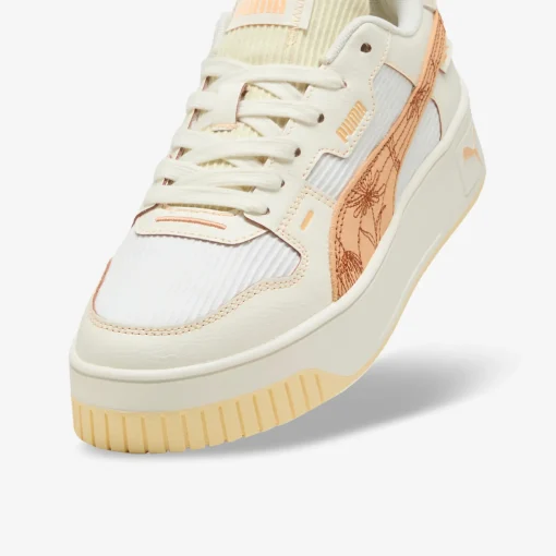 PUMA Carina Street Lux Crafted Flowers Damen Plateau Sneaker-Damen Sneaker