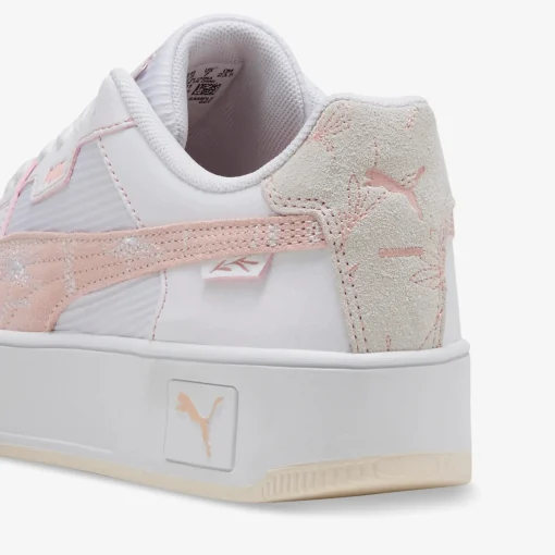 PUMA Carina Street Lux Crafted Flowers Damen Plateau Sneaker-Damen Sneaker
