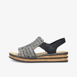 rieker Damen Keilsandalen-Damen Sandalen | Größen Ab 42