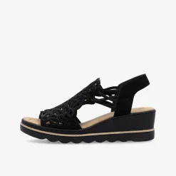 rieker Damen Keilsandalen-Damen Sandalen