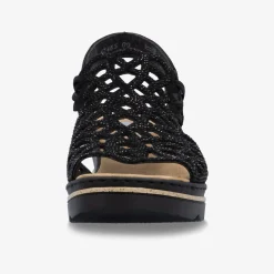 rieker Damen Keilsandalen-Damen Sandalen