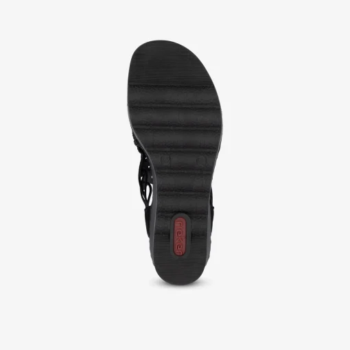 rieker Damen Keilsandalen-Damen Sandalen