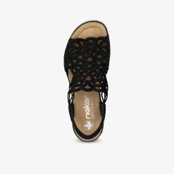 rieker Damen Keilsandalen-Damen Sandalen