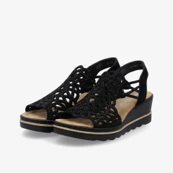 rieker Damen Keilsandalen-Damen Sandalen