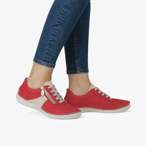 rieker Damen Klassische Schnürer-Damen Halbschuhe