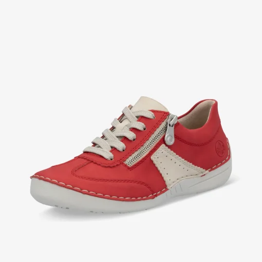 rieker Damen Klassische Schnürer-Damen Halbschuhe