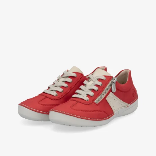 rieker Damen Klassische Schnürer-Damen Halbschuhe
