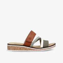 rieker Damen Pantoletten-Damen Sandalen