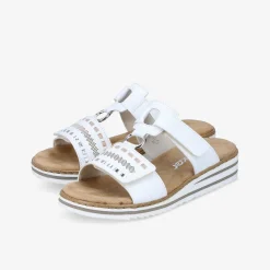 rieker Damen Pantoletten-Damen Sandalen