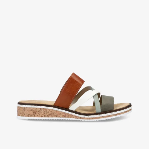 rieker Damen Pantoletten-Damen Sandalen