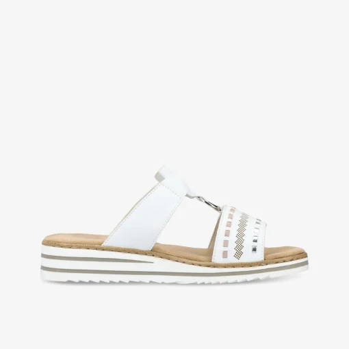 rieker Damen Pantoletten-Damen Sandalen
