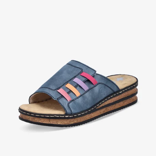 rieker Damen Pantoletten-Damen Sandalen