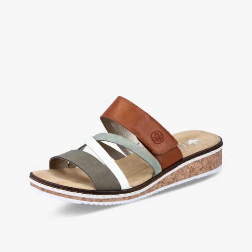 rieker Damen Pantoletten-Damen Sandalen