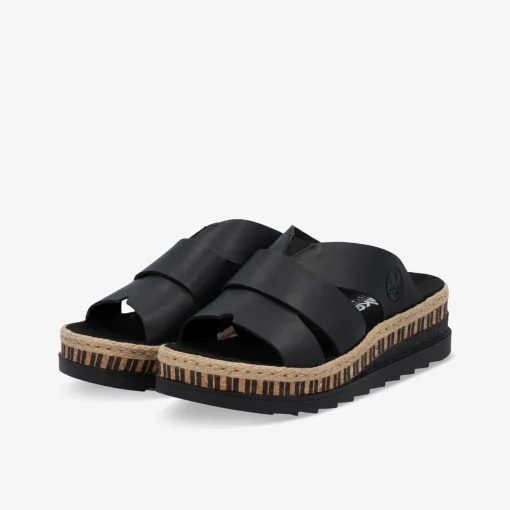 rieker Damen Pantoletten-Damen Sandalen